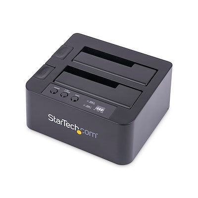 Base Duplicadora Clonadora Autonoma De Discos Duros O Ssd Sata - Copiadora De 2 Bahias - Base De Acoplamiento Usb 3.0 A Sata Iii De 2.5 Y 3.5 - Startech.Com Modelo Sdock2u313r