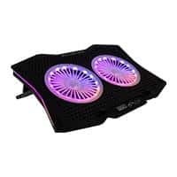 Base Enfriadora Gamer Balamrush 11-17" Rgb 2 Usb Eolox Negro Br-931304