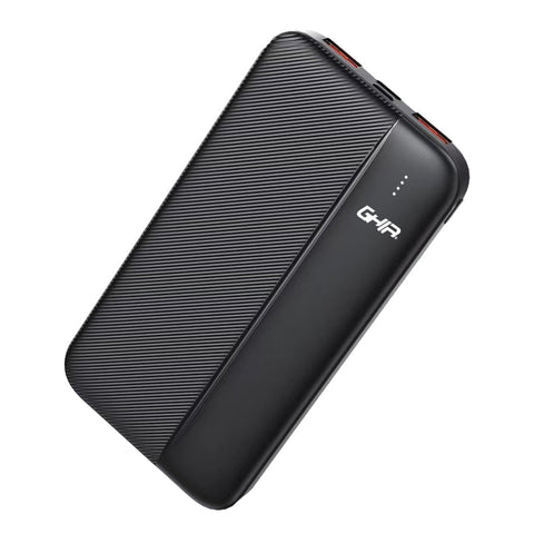Bateria De Respaldo Ghia Power Bank 10 000 Mah Color Negro