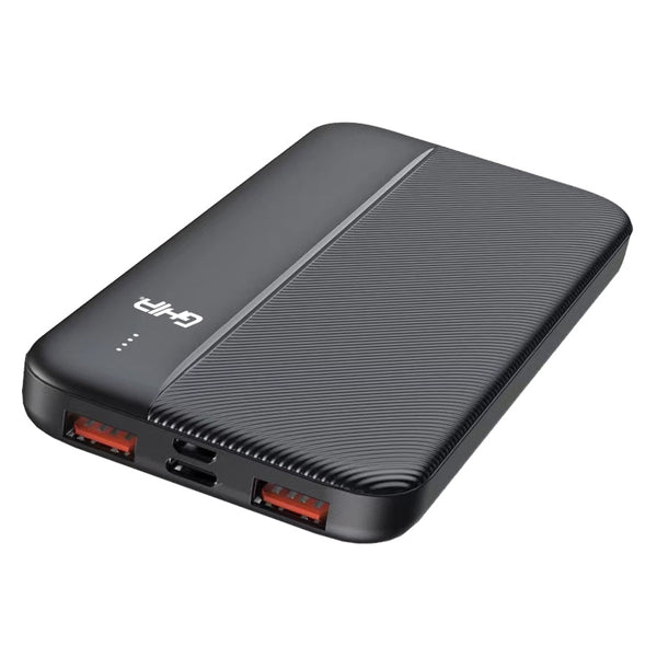 Bateria De Respaldo Ghia Power Bank 10 000 Mah Color Negro