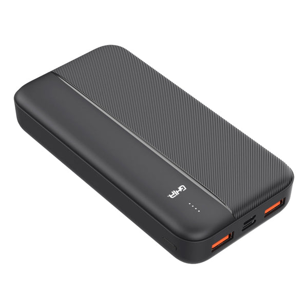 Bateria De Respaldo Ghia Power Bank 20 000 Mah Color Negro