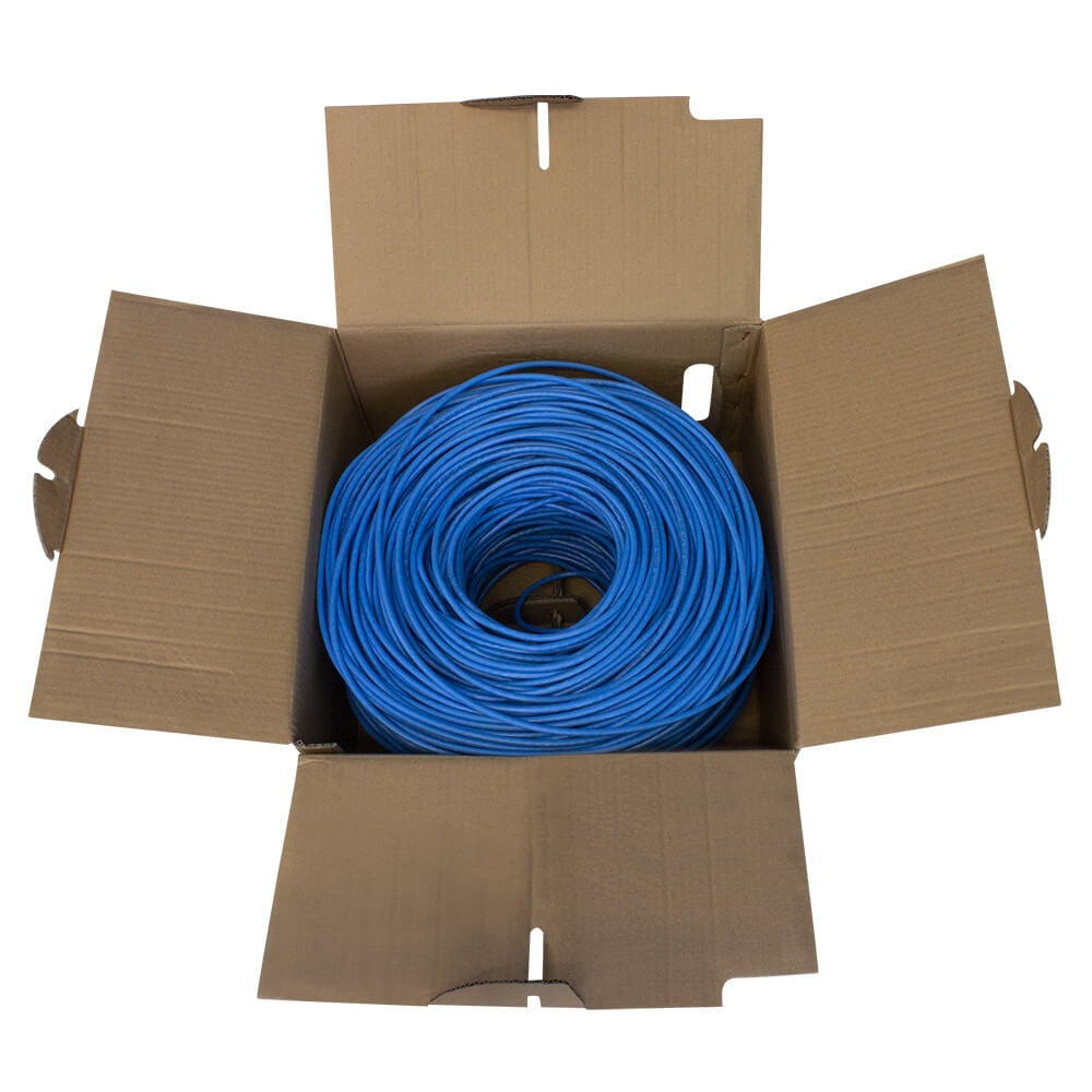 Bobina Cable Vorago Cab-301 Utp Cat 6 Azul 305 Mts