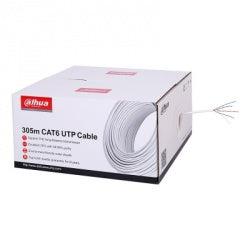Bobina De Cable Utp 100% Cobre, Cat6, Interior (Dh-Pfm923I-6Un-C (White)