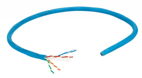 Bobina Intellinet Cat6 Utp Cca Solida Color Azul 23awg 305 Metros 704670