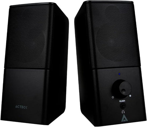 Bocina Acteck Sub 2.0 Usb, Auxiliar 3.5 Negra Ac-922043, Impulse As440