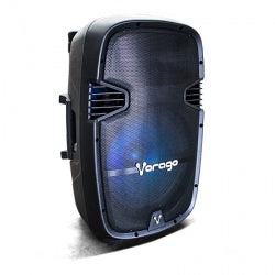 Bocina Bafle Vorago Ksp-500 15" Tws 100w Con 2 Microfonos Inal Pedestal