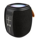 Bocina Bluethooth Portátil Rgb Novel Drum Perfect Choice Negra
