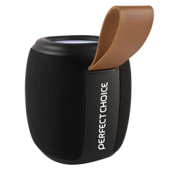Bocina Bluethooth Portátil Rgb Novel Drum Perfect Choice Negra