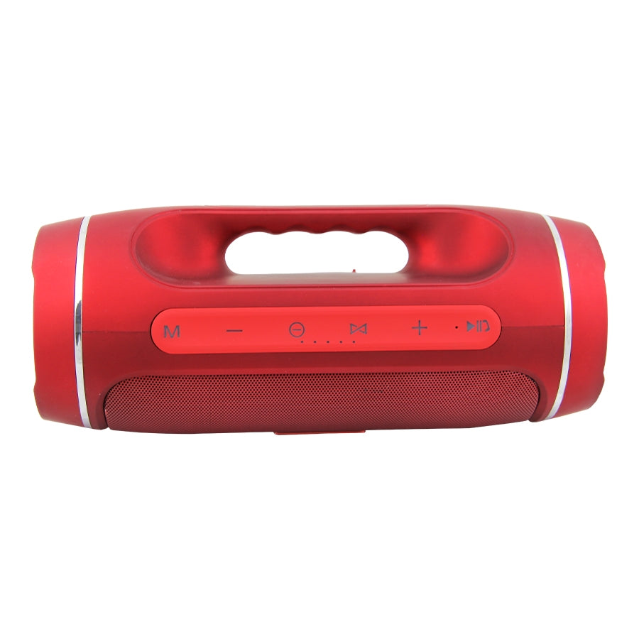 Bocina Bluetooth Bx300 Ghia Roja, Tws, 12w X 2, Aux, Radio Fm, Micro Sd Card, Usb
