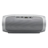 Bocina Bluetooth Bx400g Ghia Gris, 8w X2 Rms Aux, Micro Sd Card, Usb