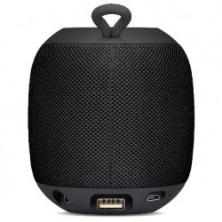Bocina Brobotix Bluetooth Puerto Usb Y Micro Sd, Radio Fm, Redonda Color Negro
