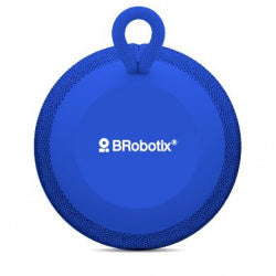 Bocina Brobotix Bluetooth Puerto Usb Y Micro Sd, Radio Fm, Redonda Color Azul