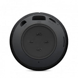 Bocina Brobotix Bluetooth Puerto Usb Y Micro Sd, Radio Fm, Redonda Color Negro