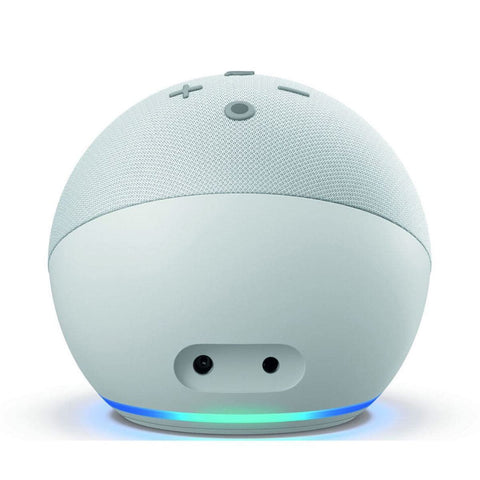 Bocina Echo Dot (4ta Generación) con Alexa y Reloj Digital Blanco