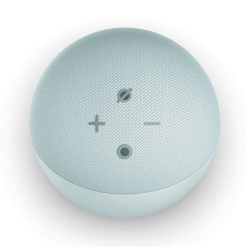 Bocina Echo Dot (4ta Generación) con Alexa y Reloj Digital Blanco