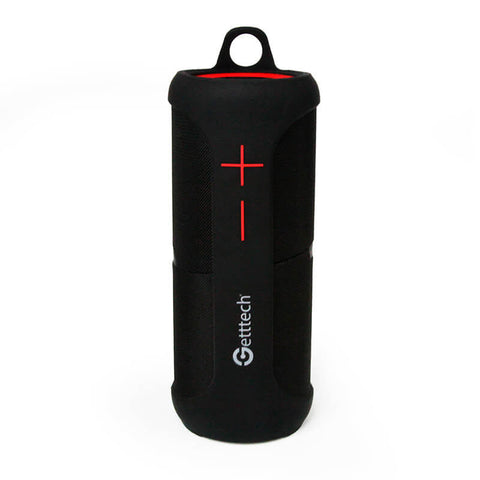 Bocina Getttech Gbh-31505r Soundcup Tws 2en1 Bt4 Ipx7, 3.5mm, Negro Con Rojo