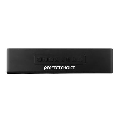Bocina Inalámbrica Bluethooth Reg Led Perfect Choice Negro