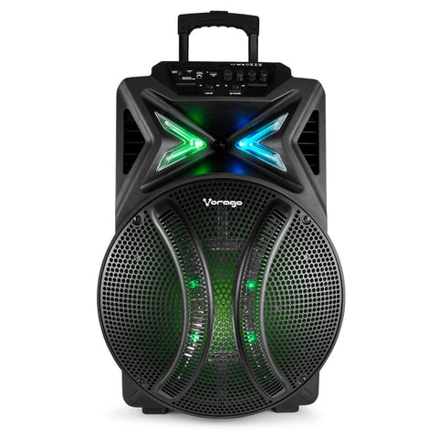 Bocina karaoke vorago 15" bluetooth, recargable 1 microfono. Tws ksp-501