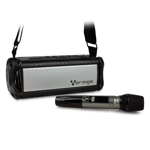 Bocina kareoke vorago ksp-450 bluetooth microfono inal. Negra