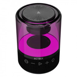 Bocina Portatil Gleepureap30 Bt5.2 C Iluminación Efectos Bateria Recargable Negro, Ac-936422