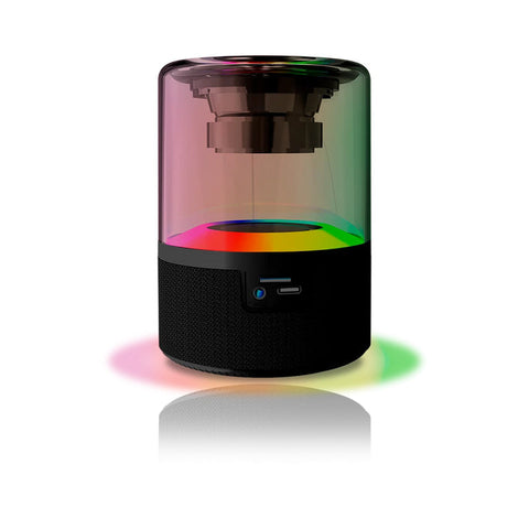 Bocina Portatil Gleepureap30 Bt5.2 C Iluminación Efectos Bateria Recargable Negro, Ac-936422