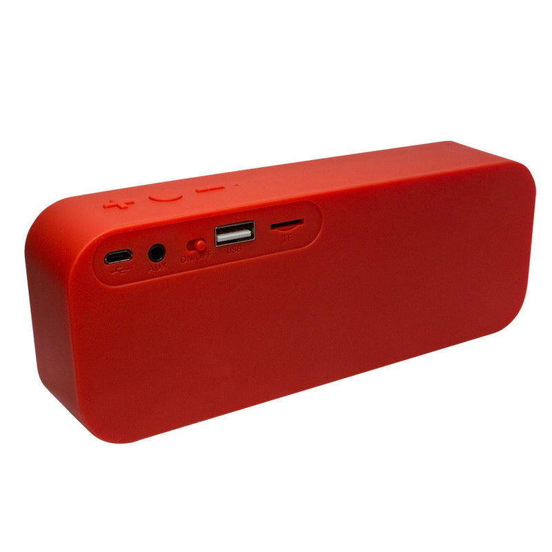 Bocina Vorago Bsp-150 Bluetooth, Msd, Usb, 3.5mm Tela Rojo