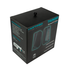 Bocinas Bt + 3.5mm Touch Rgb Vortred By Perfect Choice Negro