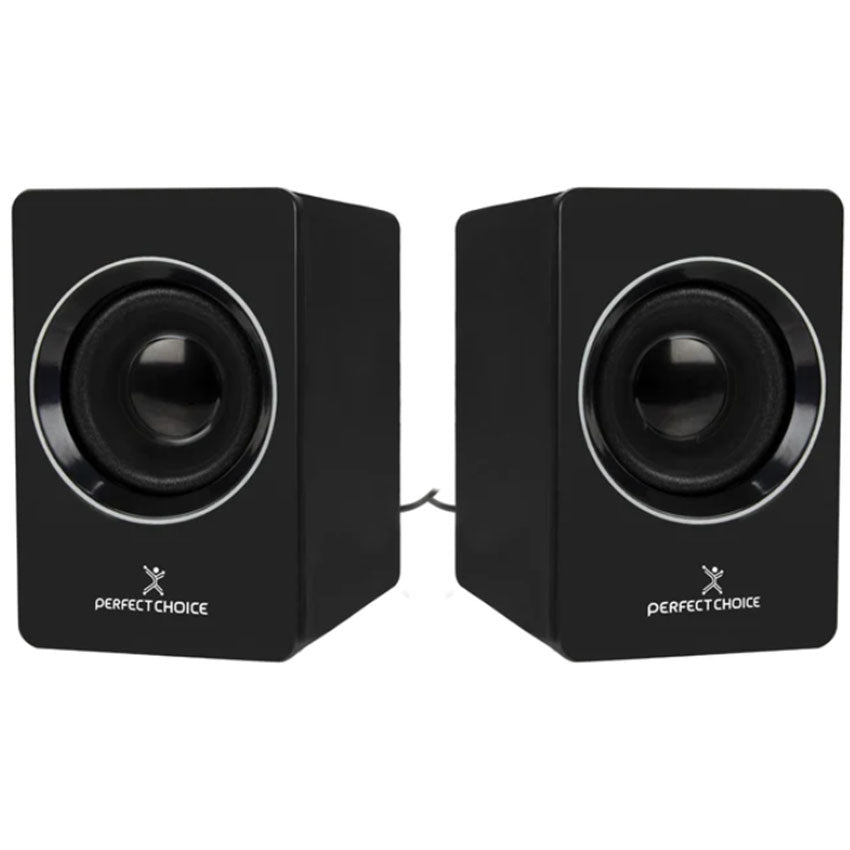 Bocinas Estereo 2.0 Mosso Perfect Choice Negro