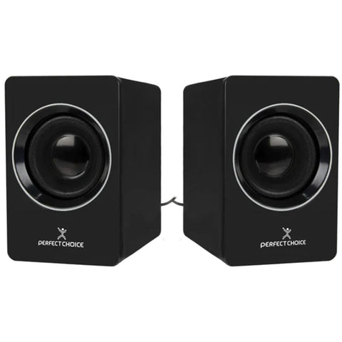 Bocinas Estereo 2.0 Mosso Perfect Choice Negro