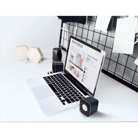 Bocinas Manhattan Serie 2600 Via Usb 2 Altavoz Cubo Plug 3.5mm 161435