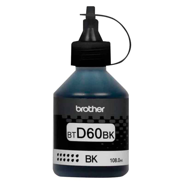 Botella De Tinta Brother Btd60bk Negro 6,000 Paginas