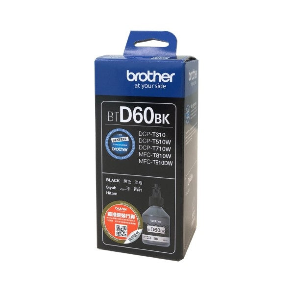 Botella De Tinta Brother Btd60bk Negro 6,000 Paginas