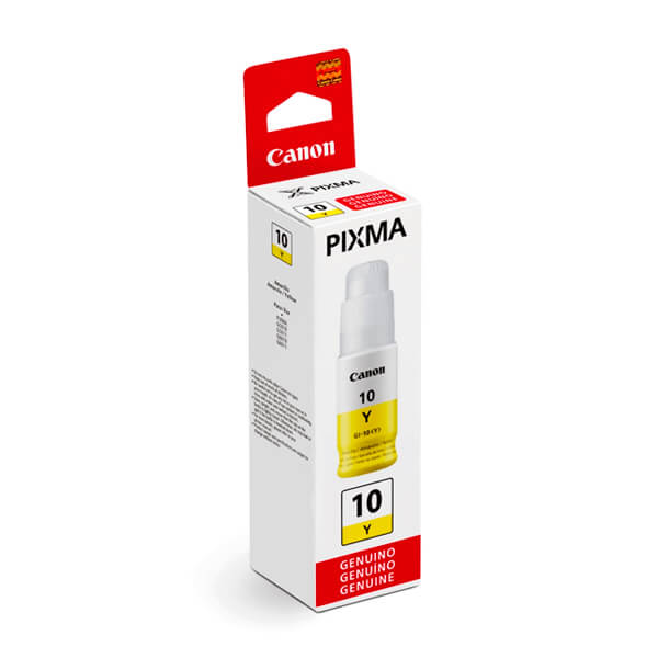 Botella De Tinta Canon Gi-10 Y Amarilla (3393c001ab)