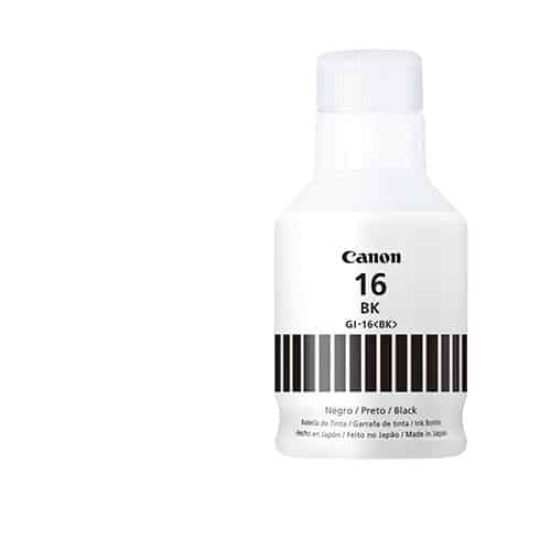 Botella De Tinta Canon Gi-16 Bk Negro Para Gx7010, Gx6010 (4408c001aa)