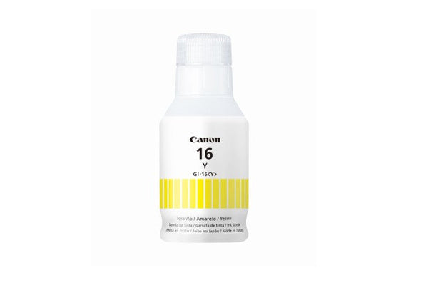 Botella De Tinta Canon Gi-16 Y Amarillo Para Gx7010/Gx6010 (4420c001aa