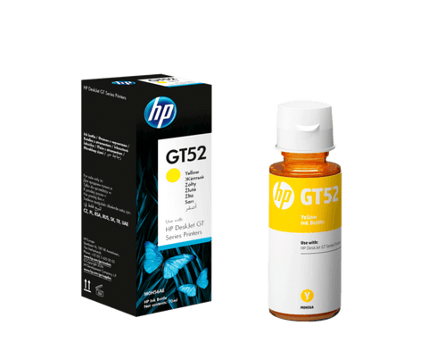 Botella De Tinta Original Amarilla Hp Gt52 (M0h56al)