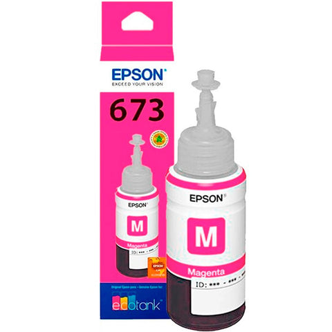 Botella Epson Ecotank Foto T673 Magenta L800, L1800 70ml (T673320-Al)