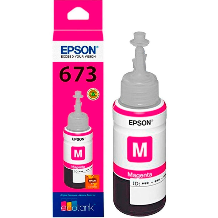 Botella Epson Ecotank Foto T673 Magenta Light L800 70ml (T673620-Al)