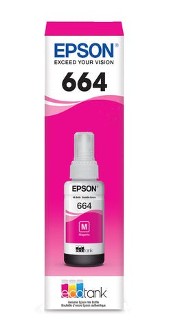 Botella Epson Ecotank T664 Magenta Serie L 70ml (T664320-Al)
