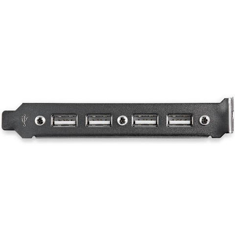 Bracket Adaptador Cabezal De 4 Puertos Usb 2.0 Con Conexión A Placa Base 2x Idc10 - Startech.Com Modelo Usbplate4