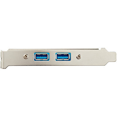 Bracket De  2 Puertos Usb 3.0 Superspeed Con Conexión A Tarjeta Madre - 2x Usb 3.0 A Hembra - Idc 20 Pines Hembra - Startech.Com Modelo Usb3splate