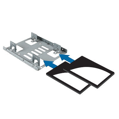 Bracket De Montaje Para 2 Unidades De Disco Duro Hdd De 2.5 A Bahía De 3.5 Pulgadas - Startech.Com Modelo Bracket25x2