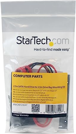 Bracket De Montaje Para Disco Duro Sata De 2.5 Pulgadas En Bahía De 3.5 - Startech.Com Modelo, Bracket25sat