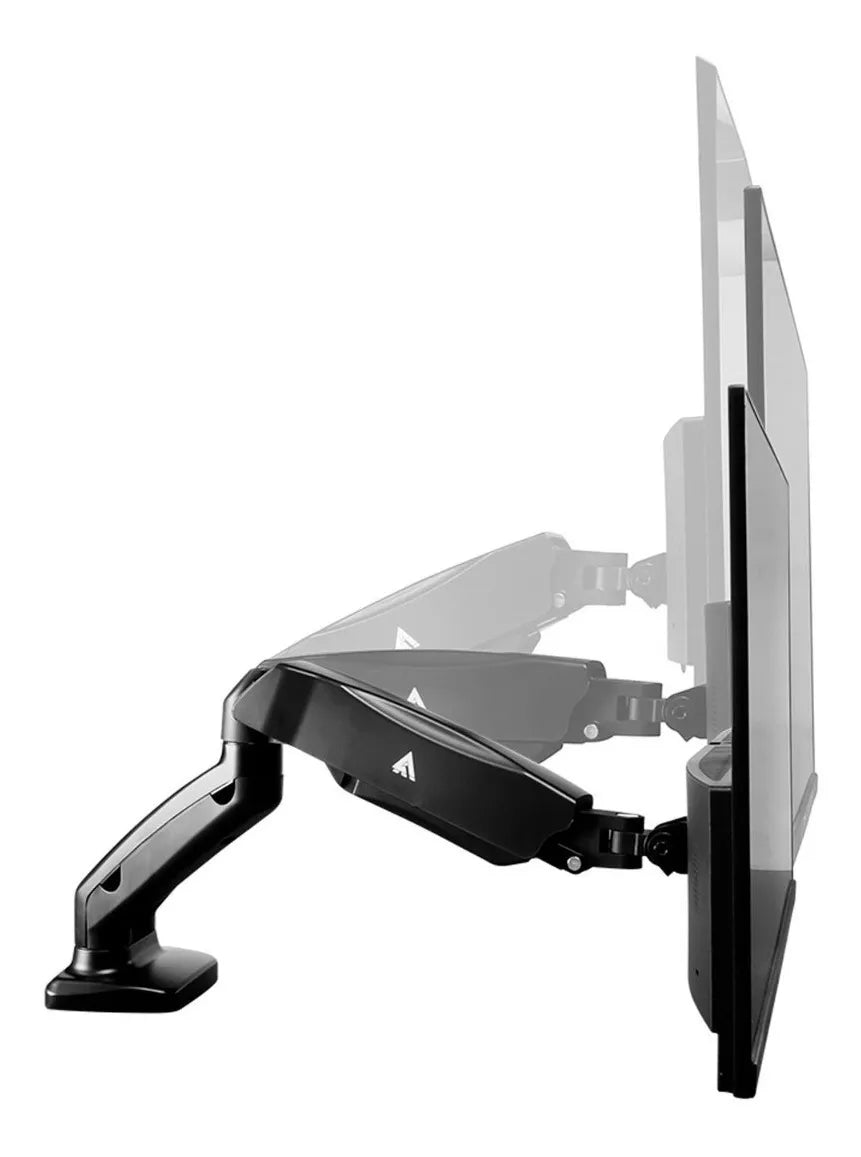 Brazo Dual Mecánico Game Factor Para Monitores De Hasta 27" Y 6,5 Kgs Mag600
