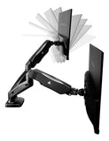 Brazo Dual Mecánico Game Factor Para Monitores De Hasta 27" Y 6,5 Kgs Mag600