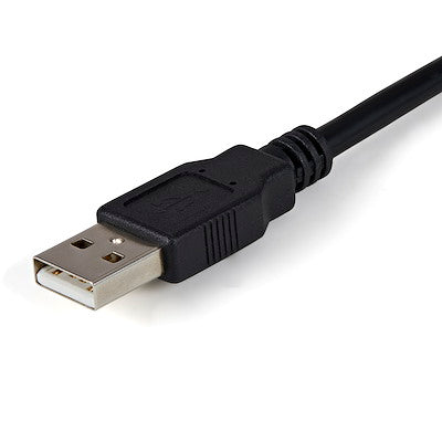 Cable 1.8 Metros Usb A 2 Puertos Serial Rs232 Db9 Retencion Del Puerto De Asignacion Com