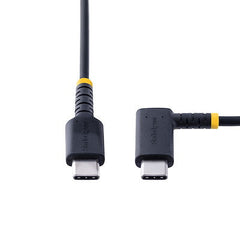 Cable 2 Metros Usb A A Usb C  Acodado En Ángulo Recto - Cable Usb-C De Carga Rapida De Alta Resistencia - Usb 2.0 A A Usb Tipo-C - Startech.Com Modelo R2acr-2m-Usb-Cable