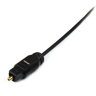 Cable 4.5 Metros Toslink De Audio Digital Optico Spdif Delgado - Negro - Startech.Com Modelo Thintos15