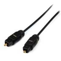 Cable 4.5 Metros Toslink De Audio Digital Optico Spdif Delgado - Negro - Startech.Com Modelo Thintos15