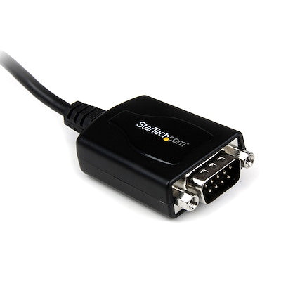 Cable Adaptador De 0.3 Metros Usb A Puerto Serie Serial Rs232 Con Retención Del Puerto De Asignación Com - 1x Db9 Macho - 1x Usb A Macho - Startech.Com Modelo Icusb232pro